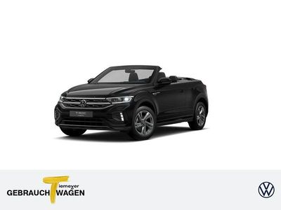 Gebraucht VW T-Roc Cabriolet R-line 150 PS (110 kW) 2025 Schwarz Cabrio