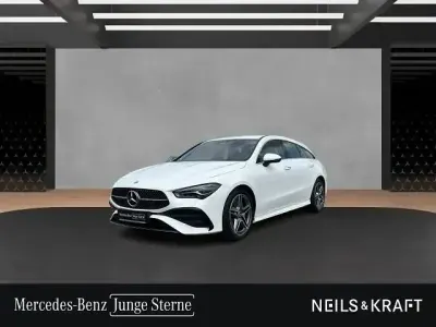 Gebraucht Mercedes CLA200 Shooting Brake AMG line 163 PS (119 kW) 2025 Weiß Kombi