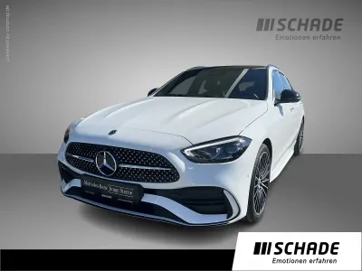 Gebraucht Mercedes C220 AMG line 197 PS (144 kW) 2026 Unilack polarweiß Limousine