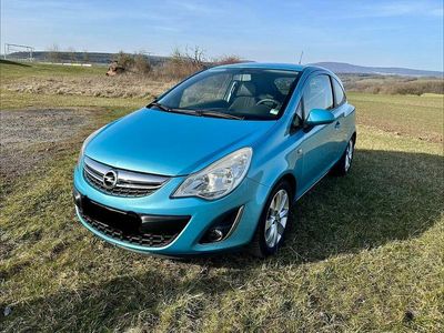 Gebraucht Opel Corsa Edition 87 PS (63 kW) 2012 Blau Kleinwagen