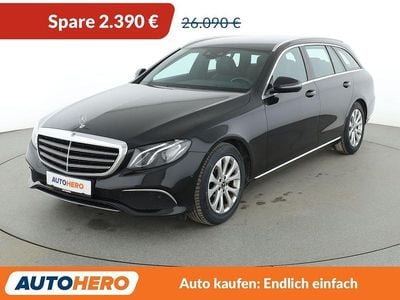 Second-hand Mercedes E200 Exclusive 184 CP (135 kW) 2019 Negru Break