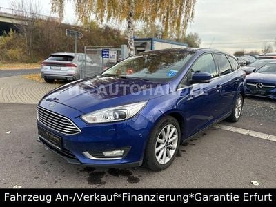 Blau Gebraucht 2016 Ford Focus Titanium Kombi | 6.990 € (Guter Preis)
