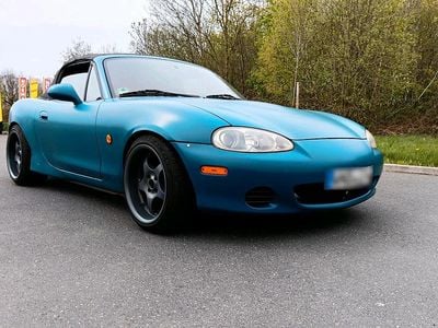 Second-hand Mazda MX5 110 CP (80 kW) 2002 Albastru Cabrio