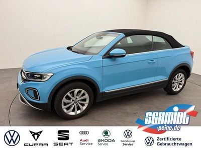 Gebraucht VW T-Roc Cabriolet Style 150 PS (110 kW) 2023 Blau Cabrio