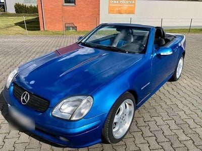 Brugt Mercedes SLK200 Edition 163 HK (119 kW) 2000 Blå Cabriolet