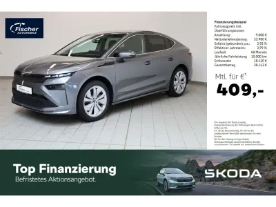 Gebraucht Skoda Enyaq iV Loft 210 kW (286 PS) 2025 Graphitegrau metallic / dach SUV