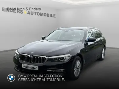 Gebraucht BMW 520 Sport Line 190 PS (139 kW) 2018 Schwarz Kombi