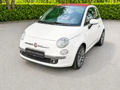 Gebraucht Fiat 500 Lounge 86 PS (63 kW) 2011 Weiß Cabrio