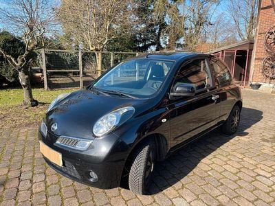 Gebraucht Nissan Micra 65 PS (47 kW) 2010 Schwarz Kleinwagen