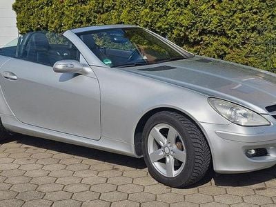Begagnad Mercedes SLK200 163 HK (119 kW) 2004 Silver Cab