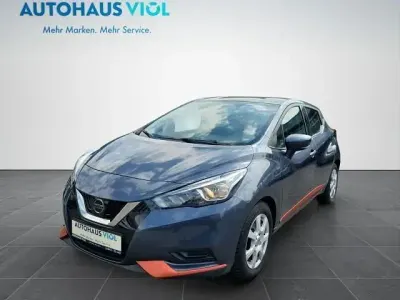 Gebraucht Nissan Micra Acenta 71 PS (52 kW) 2017 Grau Kleinwagen