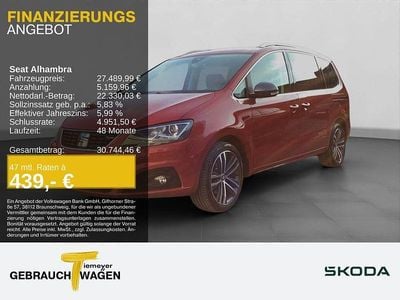 Gebraucht Seat Alhambra FR 150 PS (110 kW) 2020 Rot Van / Kleinbus