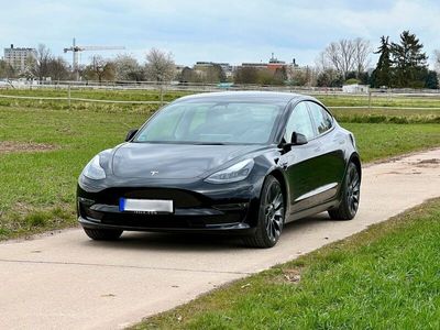 gebraucht Tesla Model 3 Performance 2022 schwarz | top gepflegt