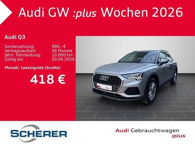 Gebraucht Audi Q3 Basis 150 PS (110 kW) 2025 Florettsilber metallic SUV