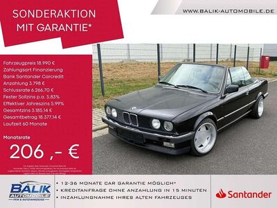 Gebraucht BMW 325 Cabriolet Performance 170 PS (125 kW) 1989 Schwarz Cabrio