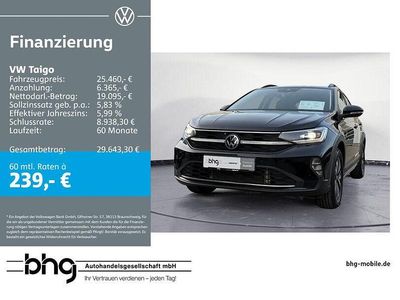 Gebraucht VW Taigo Life 150 PS (110 kW) 2025 Deep black perleffekt SUV