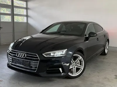 Używany Audi A5 Sportback S-Line 252 KM (185 kW) 2017 Niebieski Hatchback