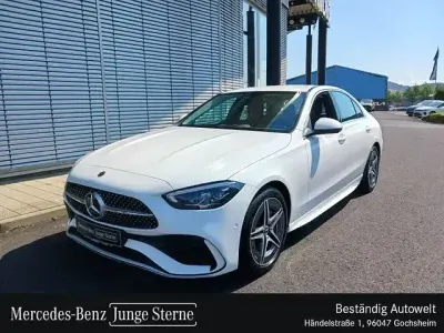 Gebraucht Mercedes C220 AMG 197 PS (144 kW) 2025 Polarweiß uni Limousine