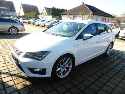 Usata Seat Leon ST FR 179 CV (131 kW) 2014 Bianco Station wagon