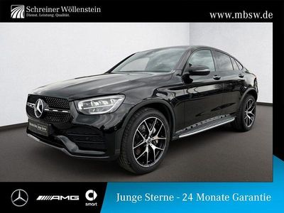 Gebraucht Mercedes GLC400d AMG 330 PS (242 kW) 2022 Obsidianschwarz Coupé