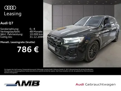 Gebraucht Audi Q7 S-Line 340 PS (250 kW) 2024 Mythosschwarz metallic SUV