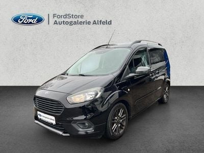 Gebraucht Ford Tourneo Courier Sport 101 PS (74 kW) 2018 Schwarz Van / Kleinbus
