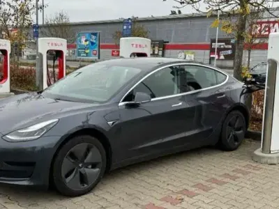 Used Tesla Model 3 Standard Range Plus 239 kW (325 HP) 2020 Grey Sedan