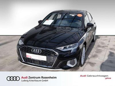 Mythosschwarz metallic Gebraucht 2024 Audi A3 Advanced Plus Limousine | 27.880 € (Superpreis)