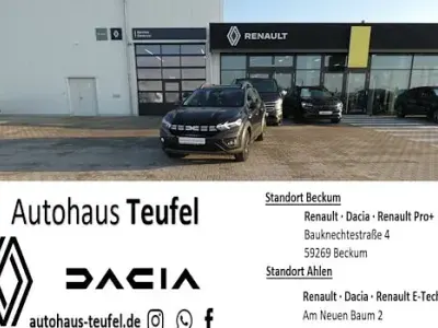 Nuova Dacia Sandero Expression 122 CV (89 kW) 2025 Nero Utilitaria