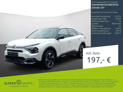 Gebraucht Citroën C4 PureTech 131 PS (96 kW) 2023 Lack weiss perlglänzend/typ au SUV