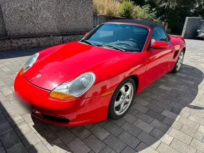Gebraucht Porsche Boxster 204 PS (150 kW) 1997 Rot Cabrio