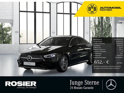 Schwarz / kosmosschwarz (metallic) Gebraucht 2024 Mercedes CLA220 AMG Limousine | 43.447 € (Etwas zu teuer)