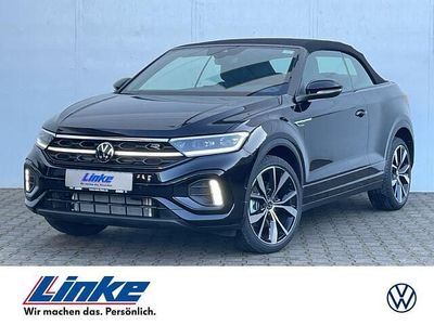 Gebraucht VW T-Roc Cabriolet R-line 150 PS (110 kW) 2024 Deep black perleffekt Cabrio