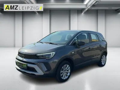 Gebraucht Opel Crossland Elegance 110 PS (80 kW) 2022 Mondstein grau/e:vulkan grau SUV