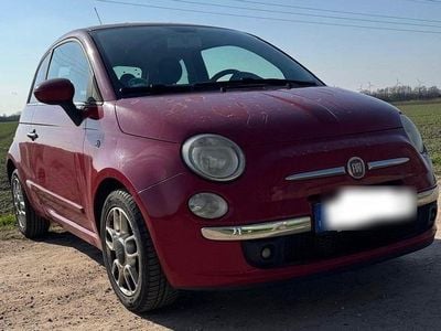 Usado Fiat 500 Lounge 69 HP (50 kW) 2010 Vermelho Citadino