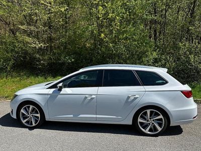 Brugt Seat Leon ST FR 180 HK (132 kW) 2015 Hvid Stationcar