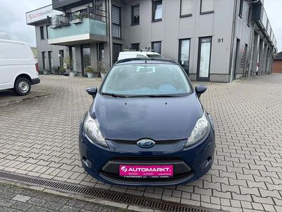 Gebraucht Ford Fiesta Trend 75 PS (55 kW) 2009 Blau Kleinwagen