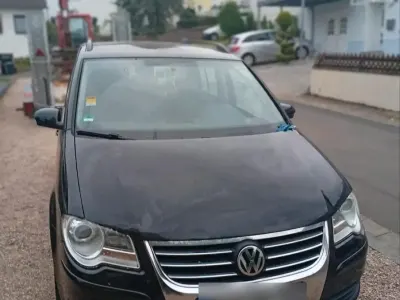 Brugt VW Touran 109 HK (80 kW) 2007 Sort MPV