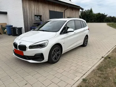 Gebraucht BMW 220 Gran Tourer Sport Line 192 PS (141 kW) 2018 Weiß Van / Kleinbus