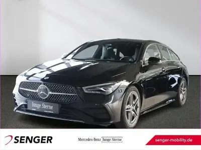 Gebraucht Mercedes CLA200 Shooting Brake AMG 163 PS (119 kW) 2025 Unilack nachtschwarz Kombi