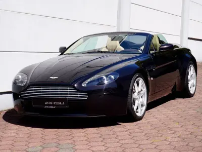 Gebraucht Aston Martin V8 Vantage 385 PS (283 kW) 2008 Braun Cabrio