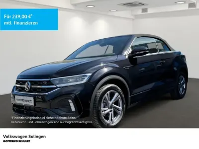 Gebraucht VW T-Roc Cabriolet R-line 150 PS (110 kW) 2025 Schwarz Cabrio