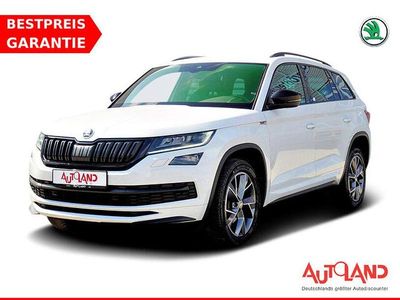 Moonweiss metallic (metallic) Gebraucht 2020 Skoda Kodiaq SportLine SUV | 28.990 € (Fairer Preis)