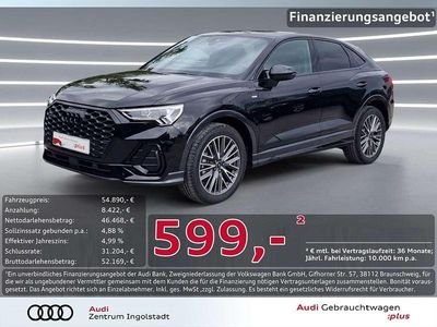 Schwarz Gebraucht 2025 Audi Q3 Sportback Sport SUV | 54.890 € (Teuer)