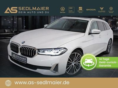 Mineralweiss metallic Gebraucht 2021 BMW 530 Luxury Line Kombi | 38.900 € (Etwas zu teuer)