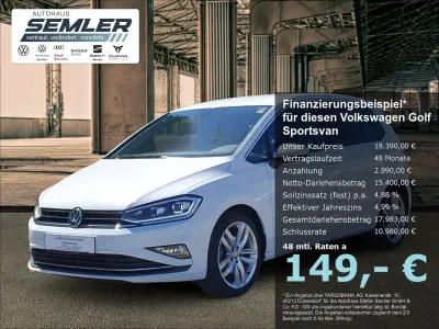 Gebraucht VW Golf VIII Highline 131 PS (96 kW) 2020 Pure white Van / Kleinbus