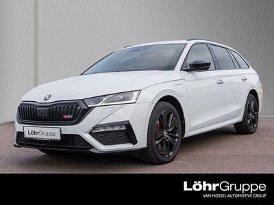 Gebraucht Skoda Octavia RS 245 PS (180 kW) 2022 Moonweiss metallic Kombi