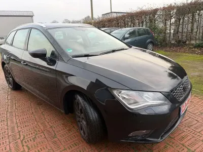 Brugt Seat Leon ST Style 105 HK (77 kW) 2014 Sort Stationcar