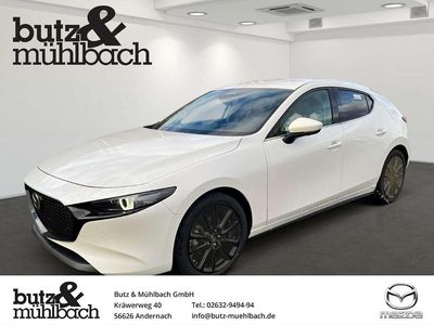 Neu Mazda 3 Homura-Line 140 PS (102 kW) 2025 Weiß Limousine