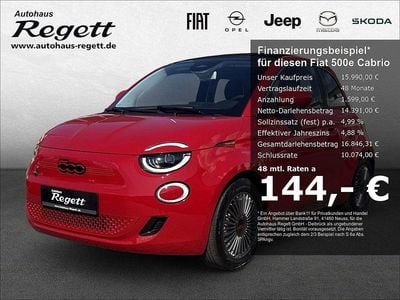 Brugt Fiat 500e Red 69 kW (95 HK) 2022 Rød Cabriolet